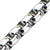 INOX JEWELRY Chains Silver Tone Stainless Steel 3mm Polished Rounded Box Chain