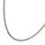 INOX JEWELRY Chains Silver Tone Stainless Steel 5mm High Polished Finish Spiga Chain Necklace