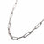 INOX JEWELRY Chains Silver Tone Stainless Steel Matte Finish 6mm Paperclip Link Chain
