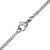 INOX JEWELRY Chains Silver Tone Stainless Steel Polished 2mm Flat Curb Chain