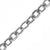 INOX JEWELRY Chains Silver Tone Stainless Steel Polished 2mm Round Cable Chain NSTC051-16