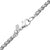 INOX JEWELRY Chains Silver Tone Stainless Steel Polished 3.5 mm Round Wheat Chain