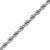 INOX JEWELRY Chains Silver Tone Stainless Steel Polished 3.5mm French Rope Chain