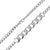 INOX JEWELRY Chains Silver Tone Stainless Steel Small 4.8mm Round Curb Chain