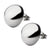 INOX JEWELRY Earrings Silver Tone Stainless Steel Large Round Dome Studs SSE4714