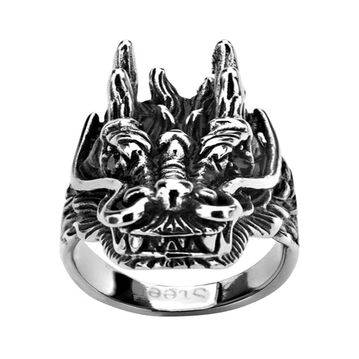 Men's Stainless Steel Dragon Ring | INOX Jewelry - INOX Jewelry for Men