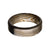 INOX JEWELRY Rings Damascus Steel 18K Golden Tone Ion Plated with Silver Tone 7mm Matte Ring