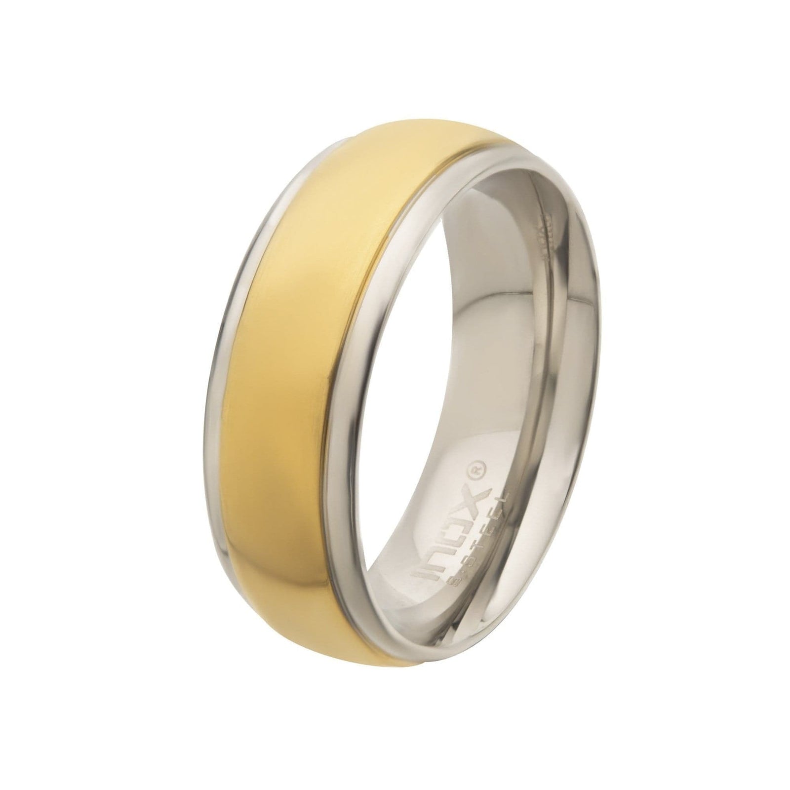 Titanium selling Polished Yellow IP Plated Men's Band.