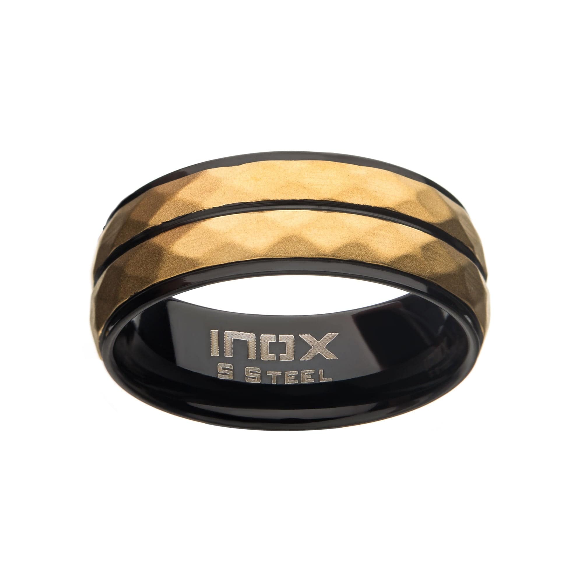 Matte Finish Ring - Golden Tone | Hypoallergenic, Oxidation