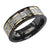 INOX JEWELRY Rings Golden Tone, Black and Silver Tone Stainless Steel Banded Greek Key Ring