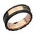 INOX JEWELRY Rings Rose Tone, Black, and Silver Tone Stainless Steel Engraveable Cable Ring