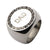 INOX JEWELRY Rings Silver Tone Stainless Steel Engraved DAD Round Greek Key Ring