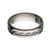 INOX JEWELRY Rings Silver Tone Stainless Steel with Intertwined Cables 7mm Band Ring