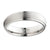 INOX JEWELRY Rings Silver Tone Titanium 6mm Matt Finish Band Ring