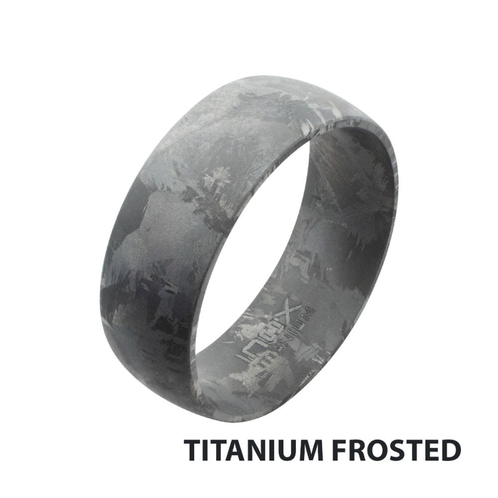 INOX JEWELRY Rings Titanium Frosted Ring