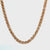 Golden Tone Stainless Steel Polished 3.5 mm Round Wheat Chain