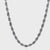 Silver Tone Stainless Steel Polished 3.5mm French Rope Chain