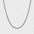 Silver Tone Stainless Steel Polished 2 mm French Rope Chain