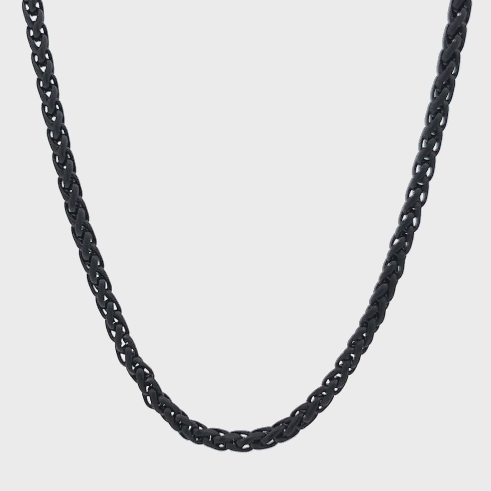 Chanel Chunky Rolo Chain Necklace in Burnt Orange