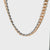 Golden Tone and Silver Tone Stainless Steel 8mm Diamond Cut Curb Chain
