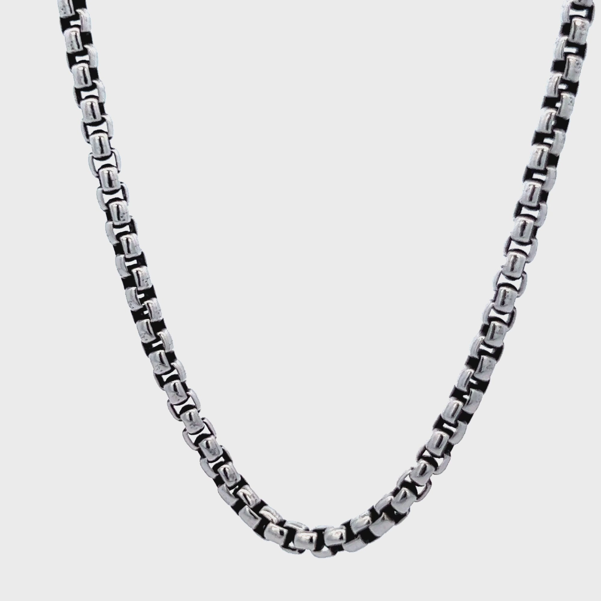 Tiffany & Co Sterling Silver 925 Venetian 18 Inch Box Chain Necklace | New  York Jewelers Chicago